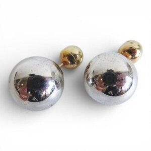 Christian Dior Tribal Earrings Binaural Accessories